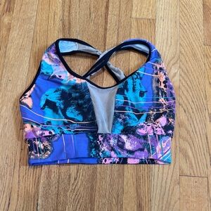 Superhot Colorful Women's Sports Bra With Mesh Size 2-8
